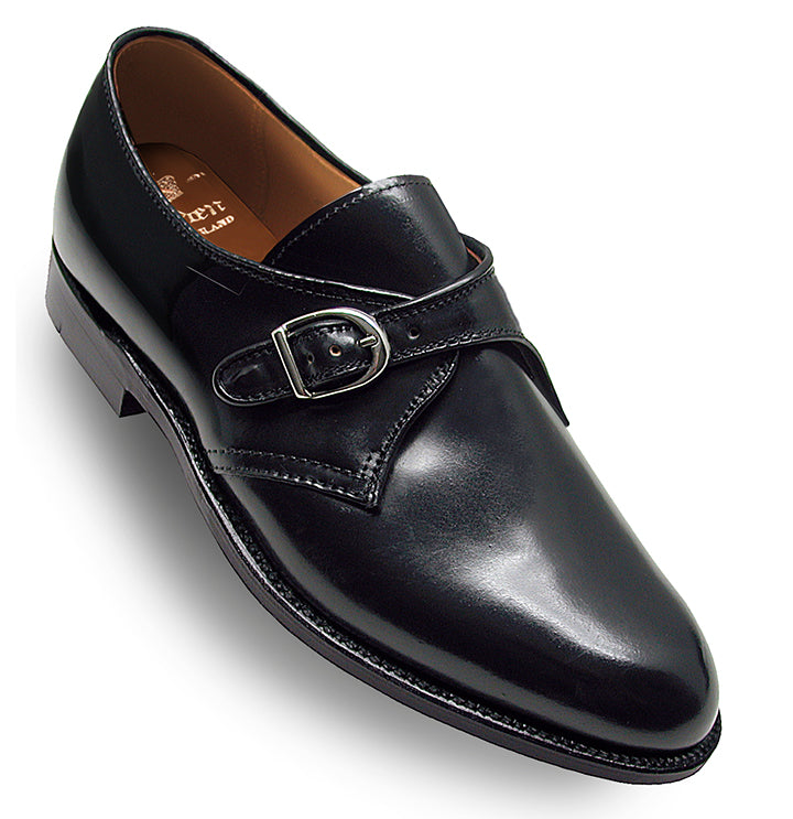 1655 Plain Toe Monk Strap (Black Shell Cordovan) – The Alden Shop