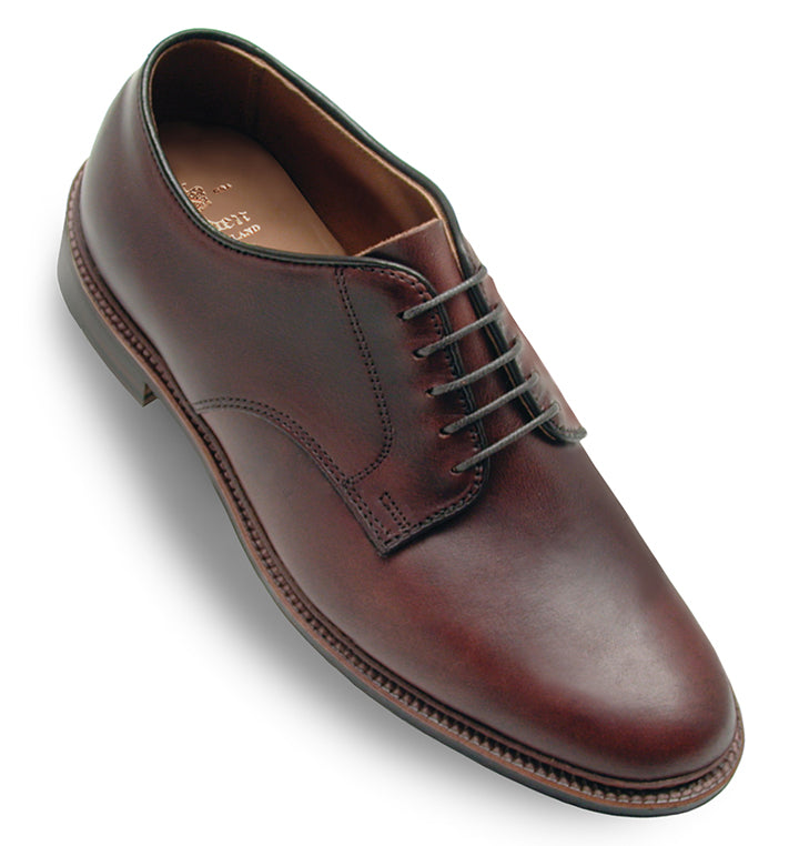 Alden 29364F - Plain Toe Blucher Flex Welt - Brown Chromexcel 7D 29364F Unlined Plain Toe Derby in Brown Chromexcel, Barrie  main image 4