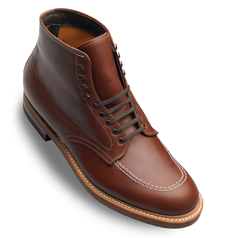 Alden 405 Mocc Toe Boot Brown Workboot Leather Mens US 12 B/D 405 - Indy Boot (Original) in Mid Brown Calfskin – ALDEN SHOES main image 4