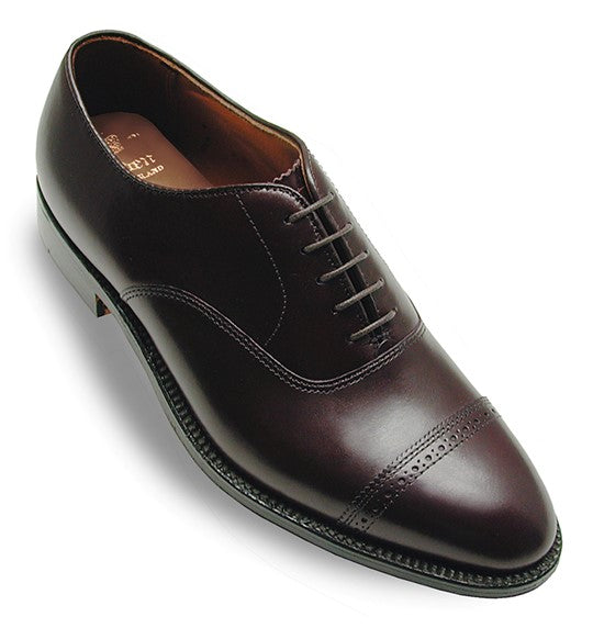 ALDEN Medallion Tip Bal Burgundy Calfskin Oxford Brogue Shoes #908 Size 9 s-l400.jpg main image 3