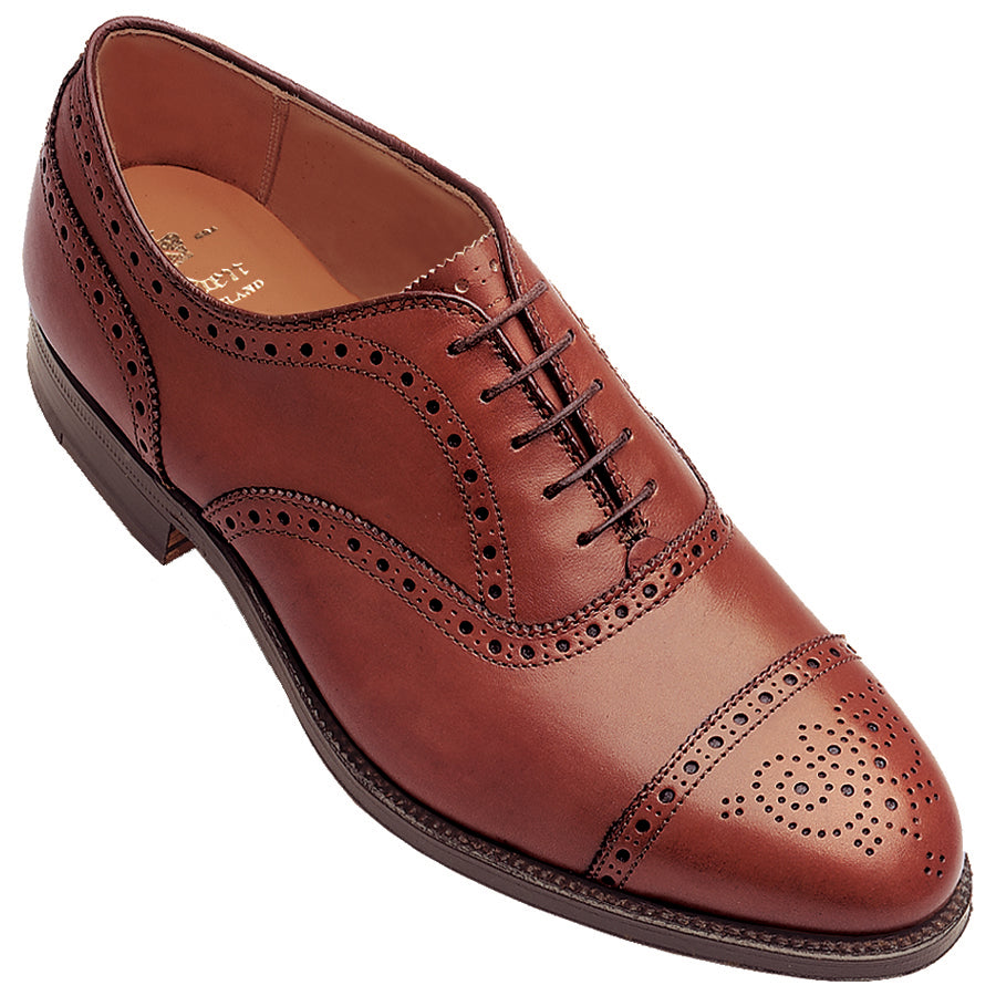 美品】 オールデン 909 Medallion Tip Bal Oxford（Alden Medallion 