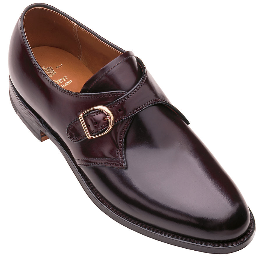 954 Plain Toe Monk Strap (Color 8 Shell Cordovan) – The Alden Shop