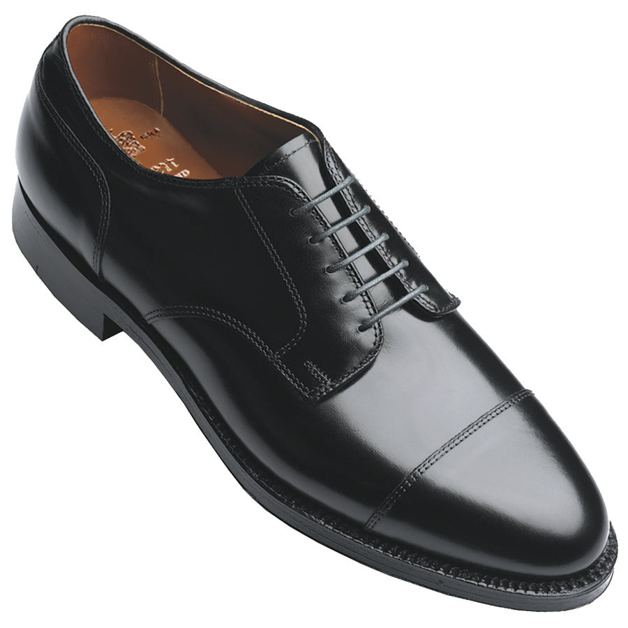 971 Straight Tip Blucher (Black Calf) – The Alden Shop
