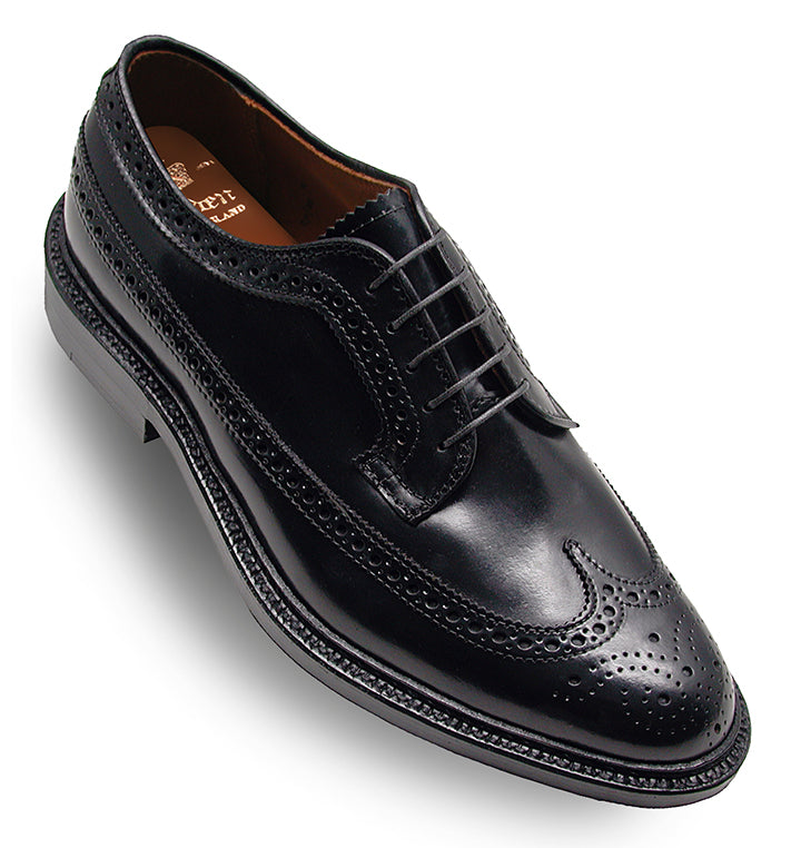 9751 Long Wing Blucher (Black Shell Cordovan) – The Alden Shop display picture 1