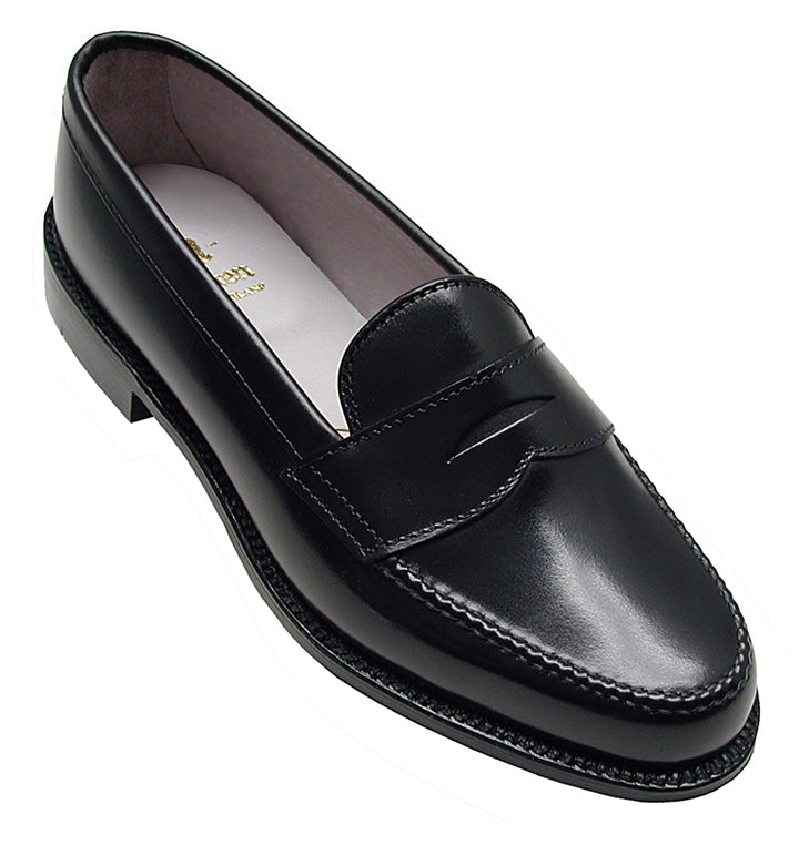 Alden Men\'s 981 Leisure Handsewn Loafer US Size 8.5 Black Loafers Made in USA 981 - Leisure Hand Sewn in Black Calfskin – ALDEN SHOES main image 4