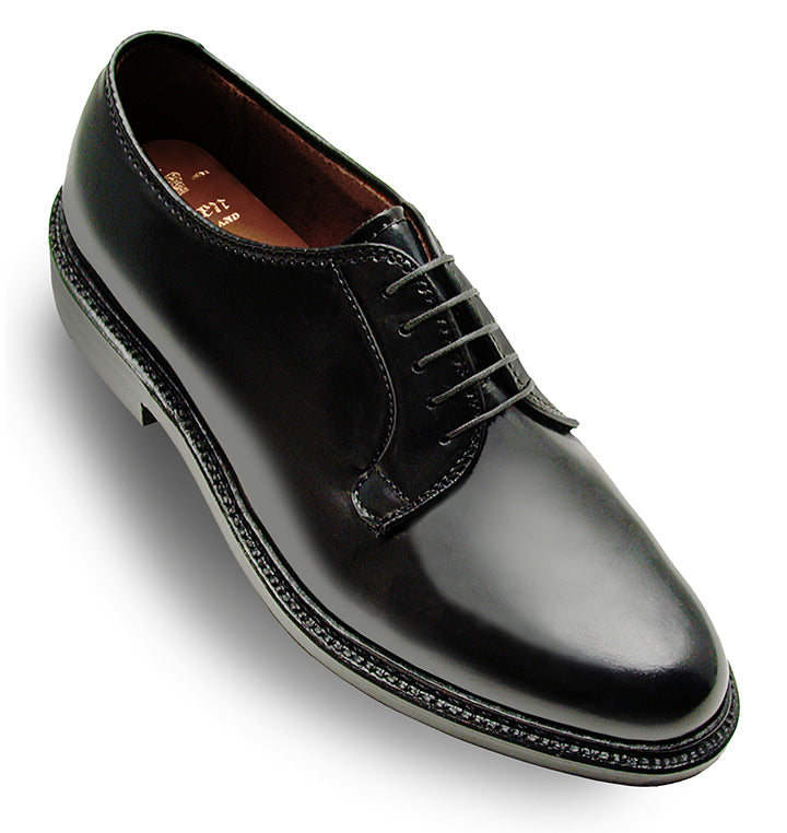 9901 Plain Toe Blucher (Black Shell Cordovan) The Alden Shop 9901 Plain Toe Blucher (Black Shell Cordovan) The Alden Shop