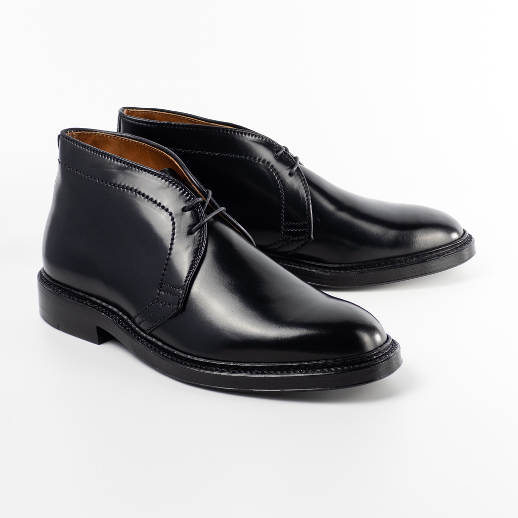 1340 Chukka Boot (Black Shell Cordovan) – The Alden Shop 1340 Chukka Boot (Black Shell Cordovan) – The Alden Shop