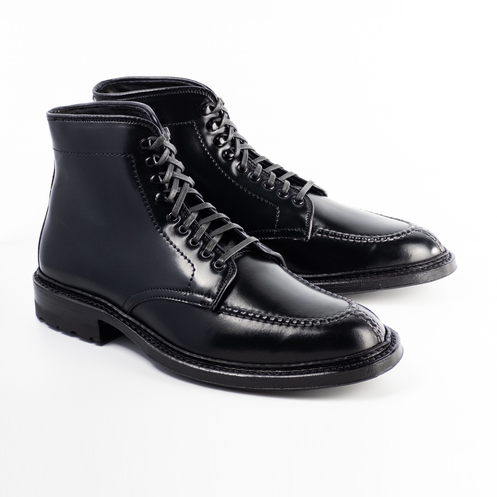 40219HC Norwegian Front Boot (Black Shell Cordovan) – The Alden Shop 40219HC Norwegian Front Boot (Black Shell Cordovan) – The Alden Shop