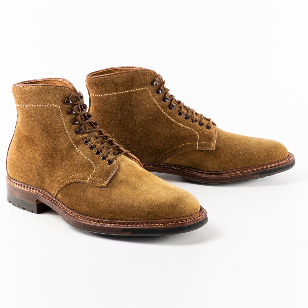 4511HC Plain Toe Boot (Snuff Suede) – The Alden Shop