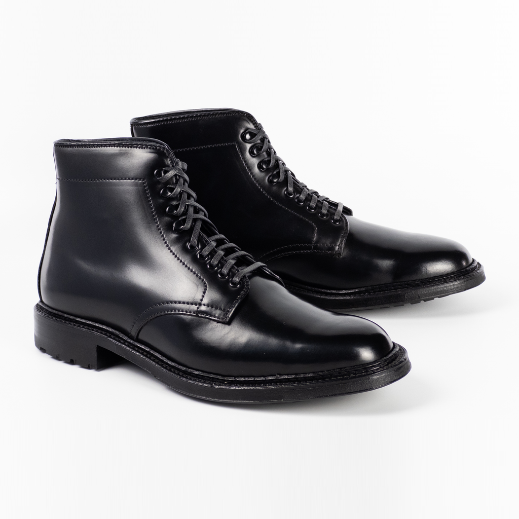 45149HC Plain Toe Boot (Black Shell Cordovan)