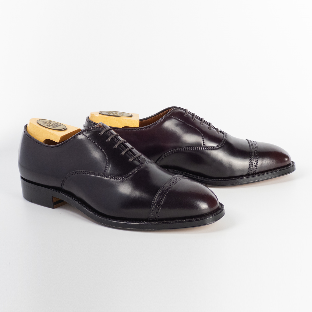 9015 Perf Tip Bal Oxford (Color 8 Shell Cordovan) – The Alden Shop 9015 Perf Tip Bal Oxford (Color 8 Shell Cordovan) – The Alden Shop