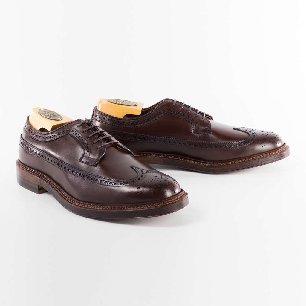 976 Long Wing Blucher Dark Brown Calf The Alden Shop
