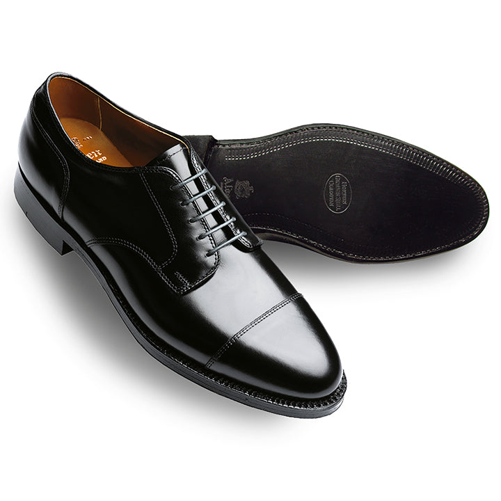靴 NORIEI BLUCHER(CORDOVAN) BLACK6.5 Sanford Blucher - Black Shell Cordovan | Rancourt & Co. | Men's