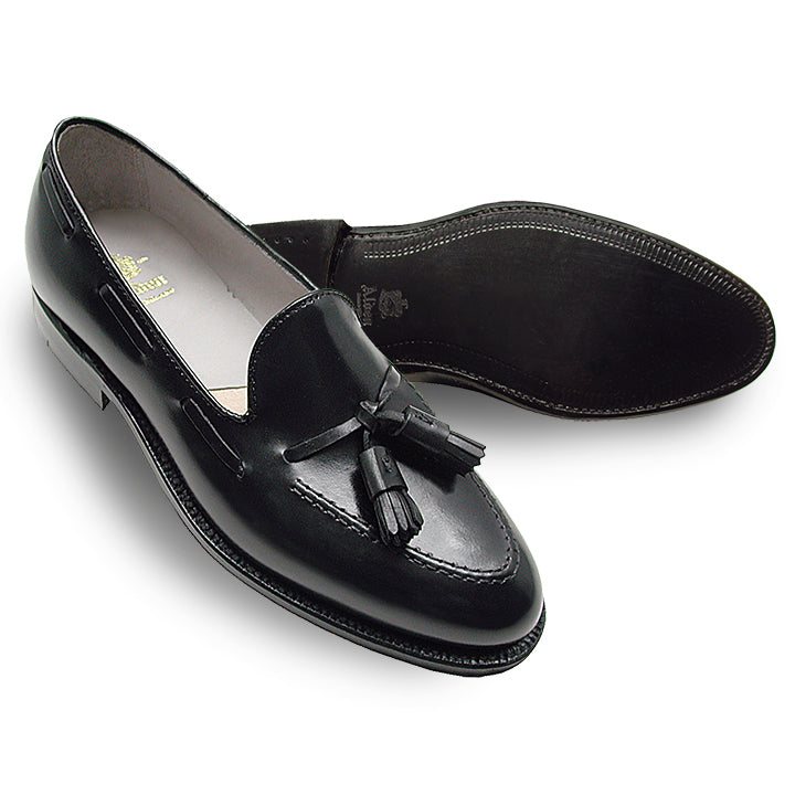 ALDEN 660 タッセルローファー　12 ブラック 660 Tassel Moccasin Loafer (Black Calf) – The Alden Shop