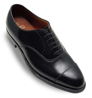 9071 Straight Tip Bal Oxford (Black Shell Cordovan)