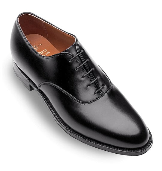 932 Plain Toe Bal Oxford (Black Calf) – The Alden Shop