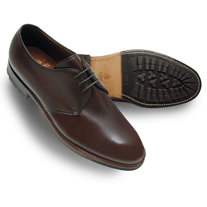 941C Plain Toe Blucher (Dark Brown Alpine Calf) – The Alden Shop