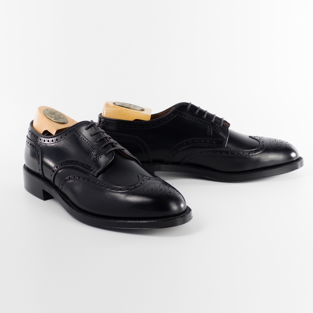 967 Short Wing Blucher (Black Calf) – The Alden Shop