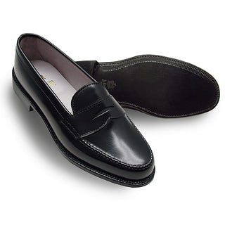 981 Leisure Handsewn Moccasin Penny Loafer (Black Calf) Limited to Stock on Hand