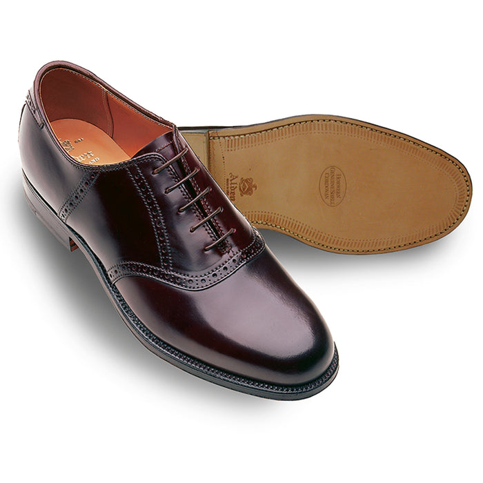 alden dress shoes 994 Saddle Bal Oxford NA-12.23.25AM Black Lace Sequin Dress The oak tanned leather Color:Pink Nude