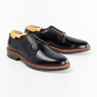 D2410C Plain Toe Blucher (Black Chromexcel) – The Alden Shop D2410C Plain Toe Blucher (Black Chromexcel) – The Alden Shop