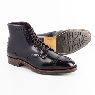 D2851C Medallion Straight Tip Boot (Color 8 Shell Cordovan) – The D2851C Medallion Straight Tip Boot (Color 8 Shell Cordovan) – The