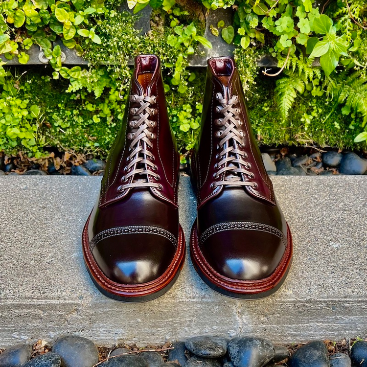 Shell Cordovan Riding Boots Shell Cordovan Leather – The Alden Shop