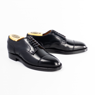 2161 Straight Tip Blucher (Black Shell Cordovan)