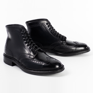 4465C Wing Tip Boot (Black Shell Cordovan) The Alden Shop 4465C Wing Tip Boot (Black Shell Cordovan) The Alden Shop