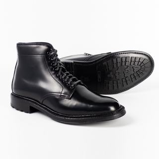 45149HC Plain Toe Boot (Black Shell Cordovan)