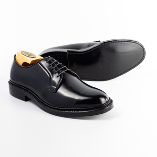 9901 Plain Toe Blucher (Black Shell Cordovan)