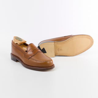 983 Leisure Handsewn Penny Loafer LHS (Burnished Tan Calf)