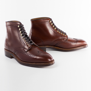 D9836H Wing Tip Boot (Madison Brown Calf)