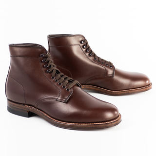 45770H Plain Toe Boot (Brown Calfskin)