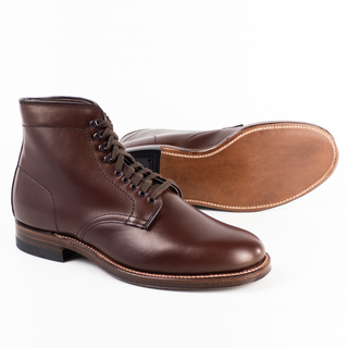 45770H Plain Toe Boot (Brown Calfskin)