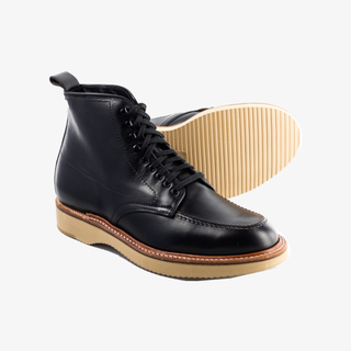 D0914H Mocc Toe Boot Black Chromexcel